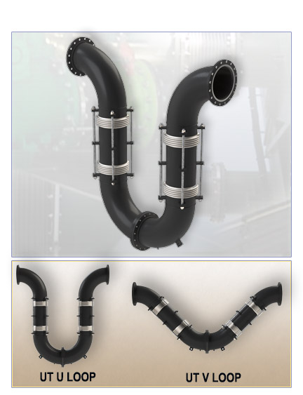 Universal Tied Flexible Pipe Loop U